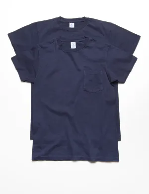 2-Pack Short Sleeve Pocket Tee in Navy