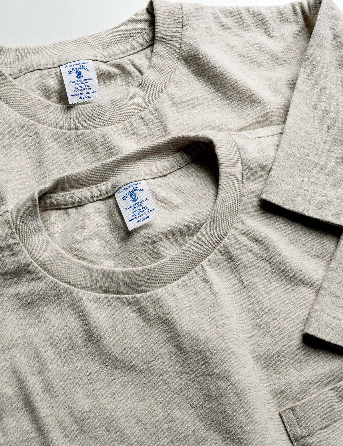 2-Pack Short Sleeve Pocket Tee in Oatmeal