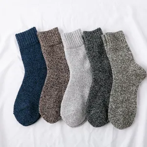 5pairs Men's Warm Thick Socks