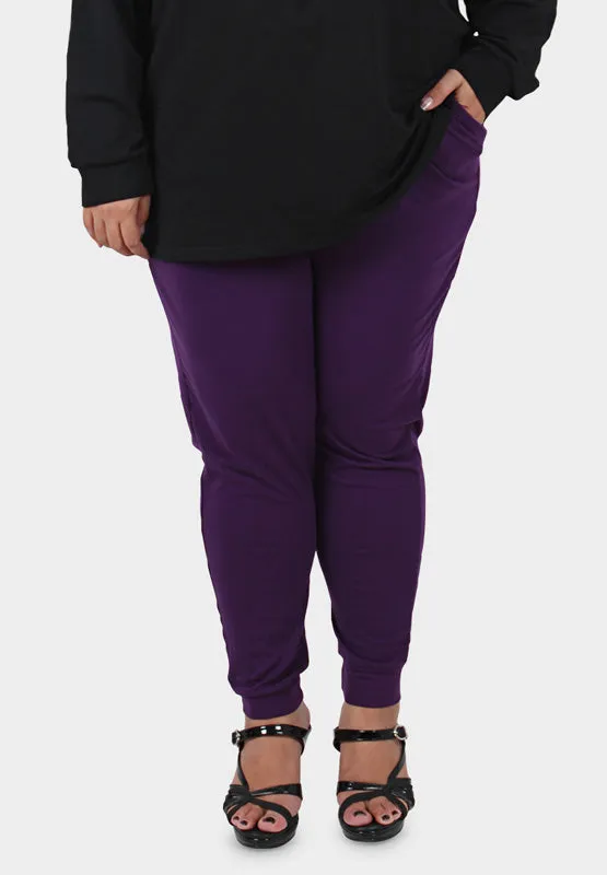 Amber Relax Pants - Purple