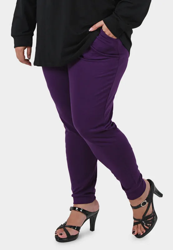 Amber Relax Pants - Purple