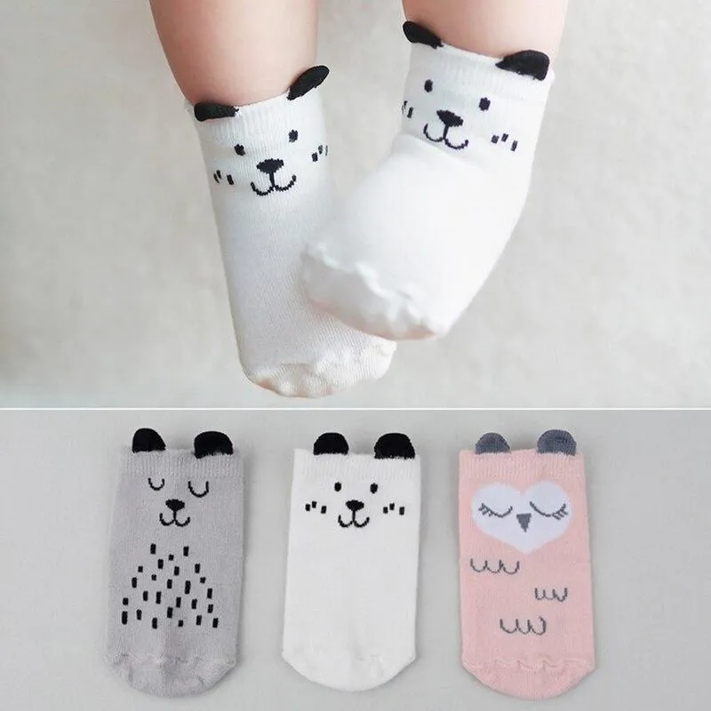 Babies Cartoon Cotton Tutu Ankle Lace Socks