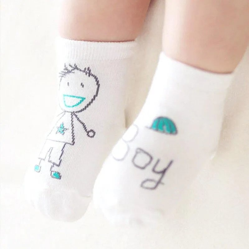 Babies Cartoon Cotton Tutu Ankle Lace Socks