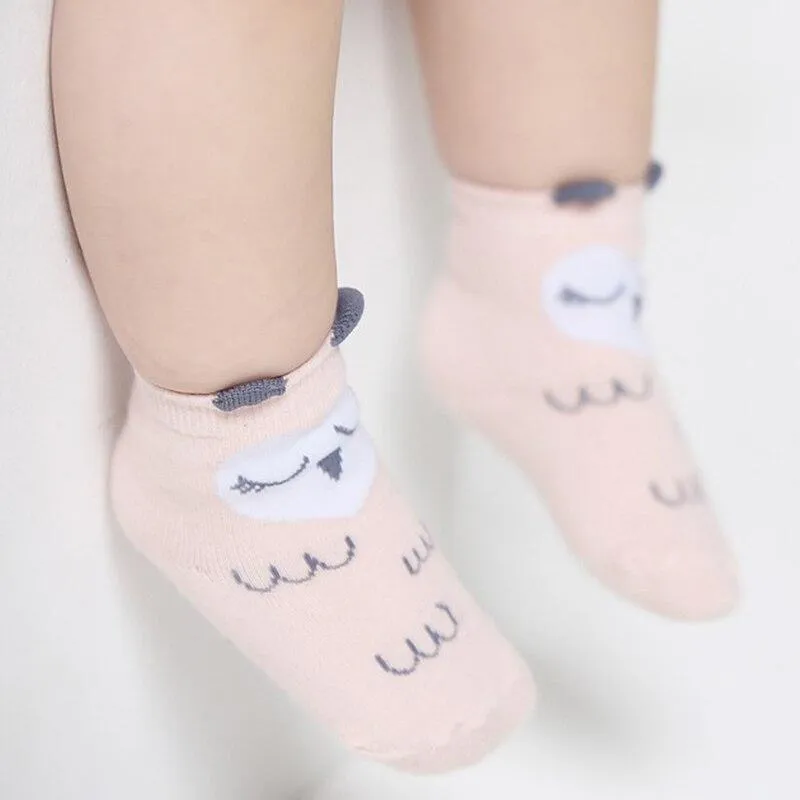 Babies Cartoon Cotton Tutu Ankle Lace Socks