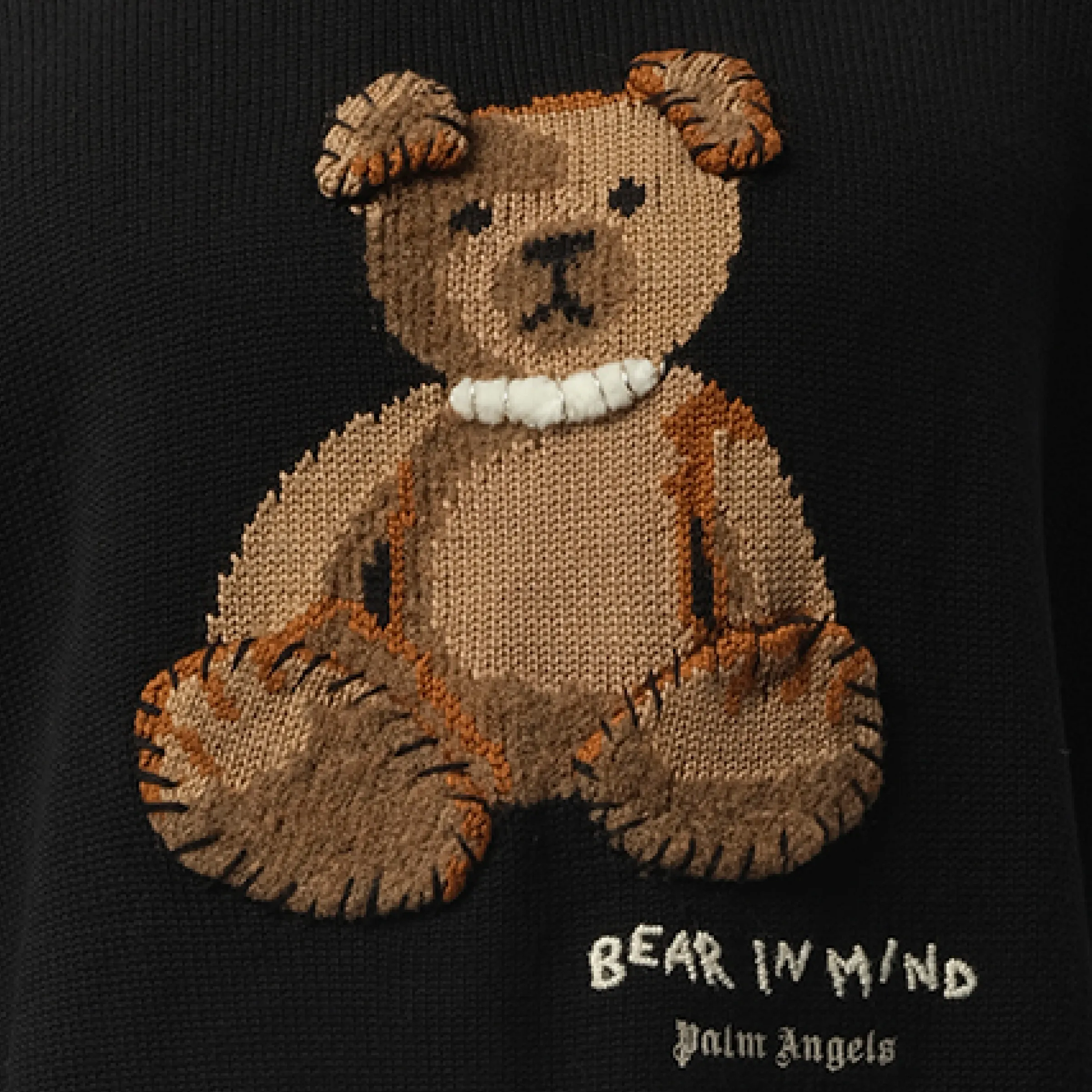 Bear in Mind Sweater in Black/Brown