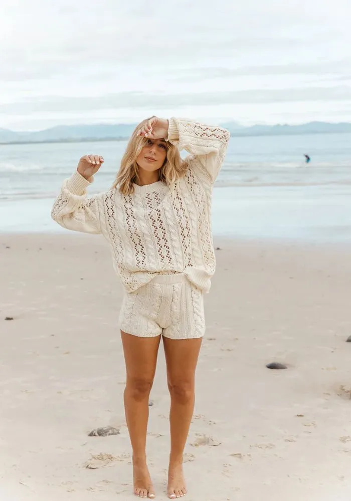 Bella Knit Jumper - Ivory