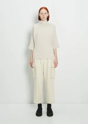 Cotton Cashmere Knit Top