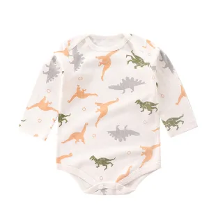 Cotton Thin Baby"s One-piece Pajamas Autumn New Triangle