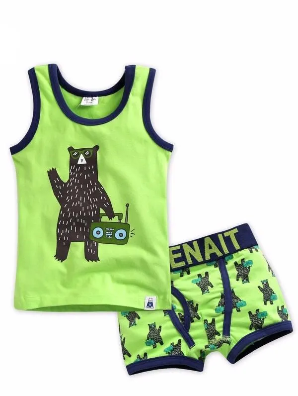 DJ Bear Undershirts & Boxers Set