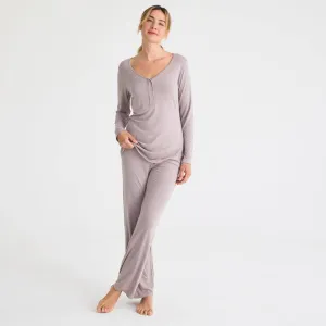 Dovetail Modal Magnetic Nursing Pajama Set