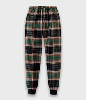 Flannel Jogger Pants - Earth