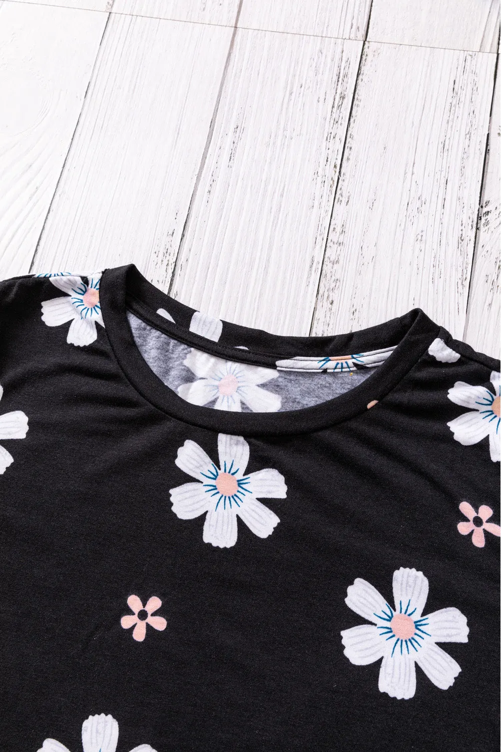 Floral Pattern T-Shirt