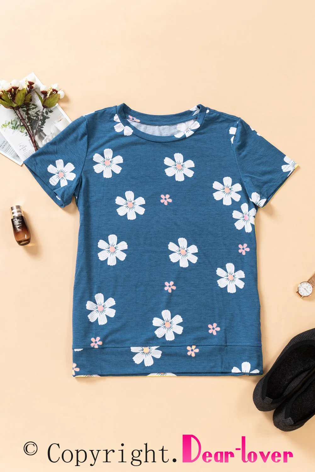 Floral Pattern T-Shirt