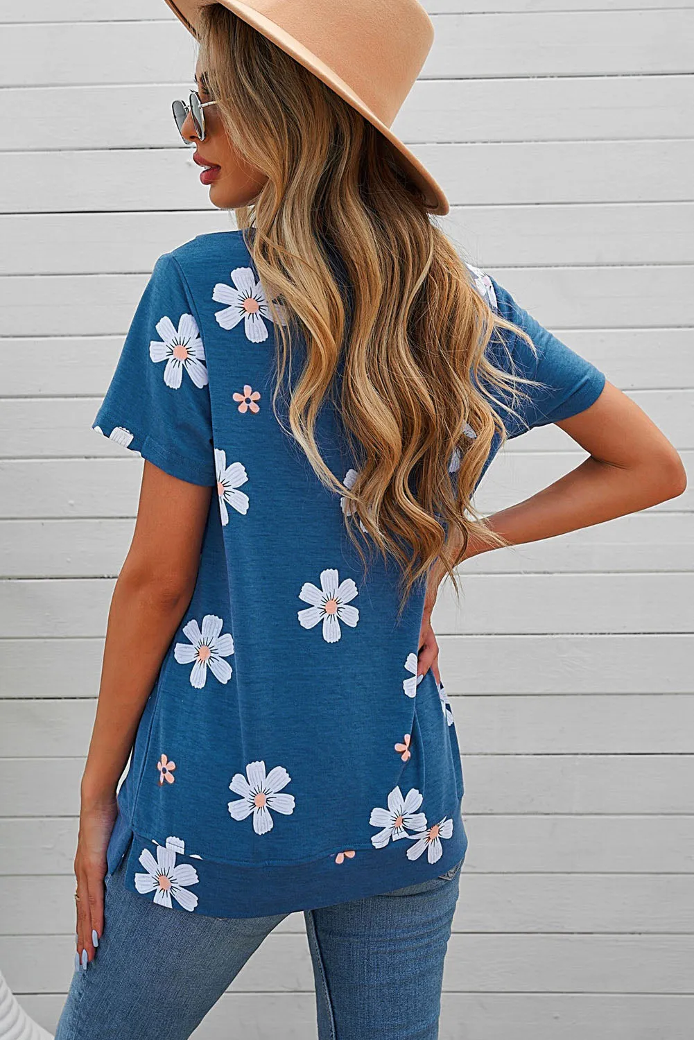 Floral Pattern T-Shirt