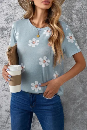 Floral Pattern T-Shirt