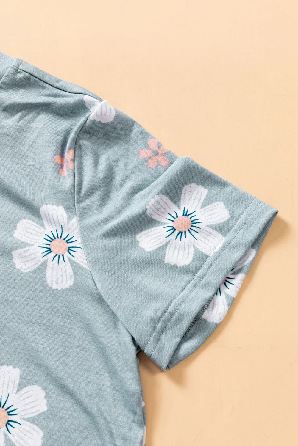 Floral Pattern T-Shirt