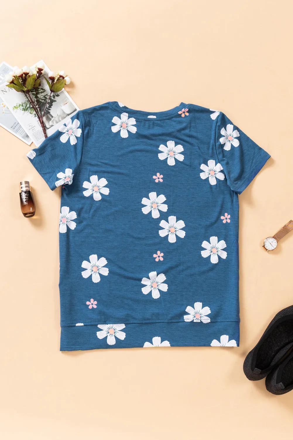 Floral Pattern T-Shirt