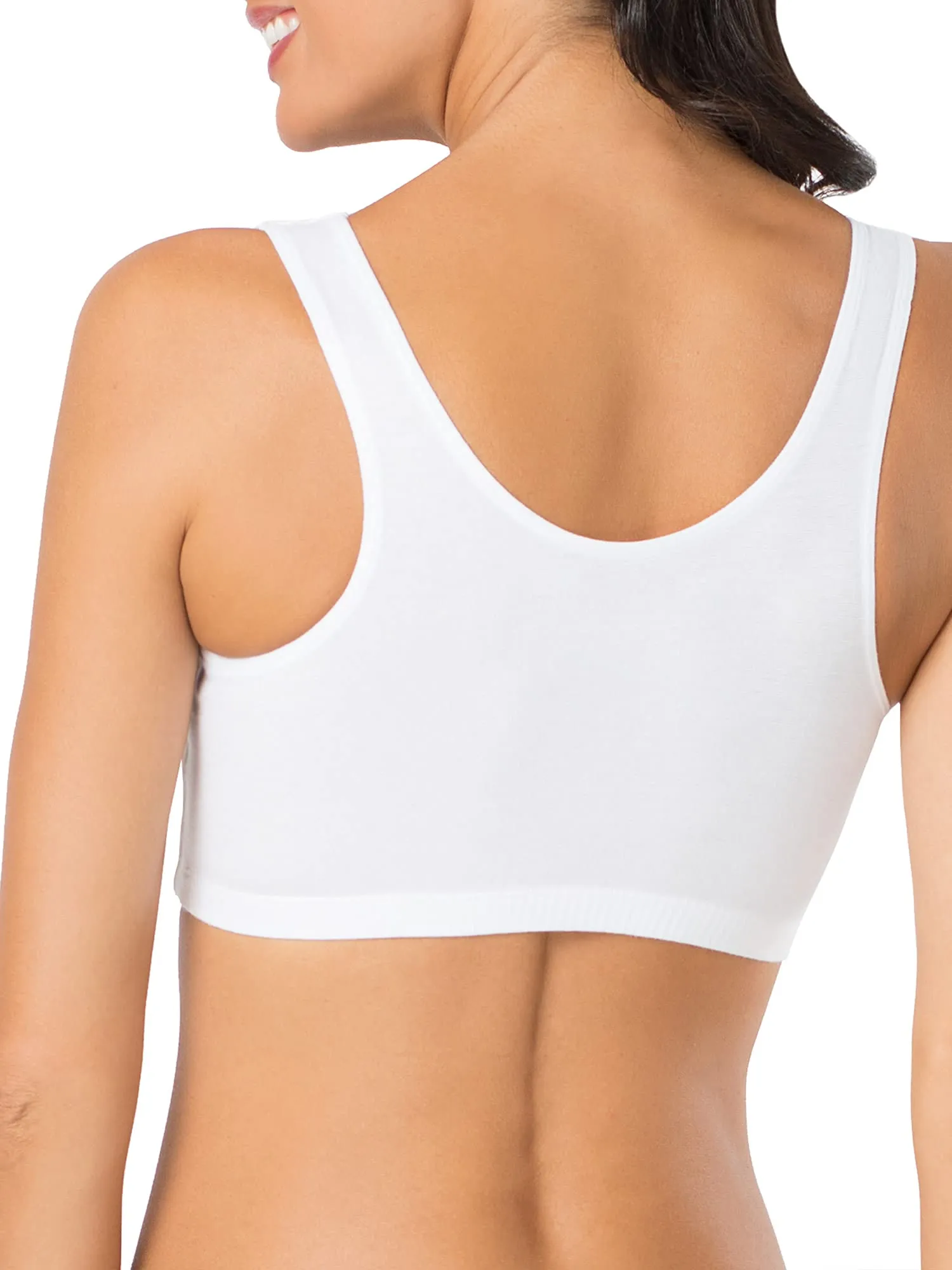 Fruit of the Loom Womens Built Up Tank Style Sports Bra