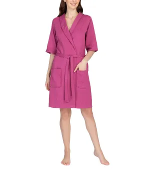 Honeycomb Robe for Female - Raspberry Rose