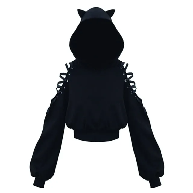 Hooded Cat Ear Sweater