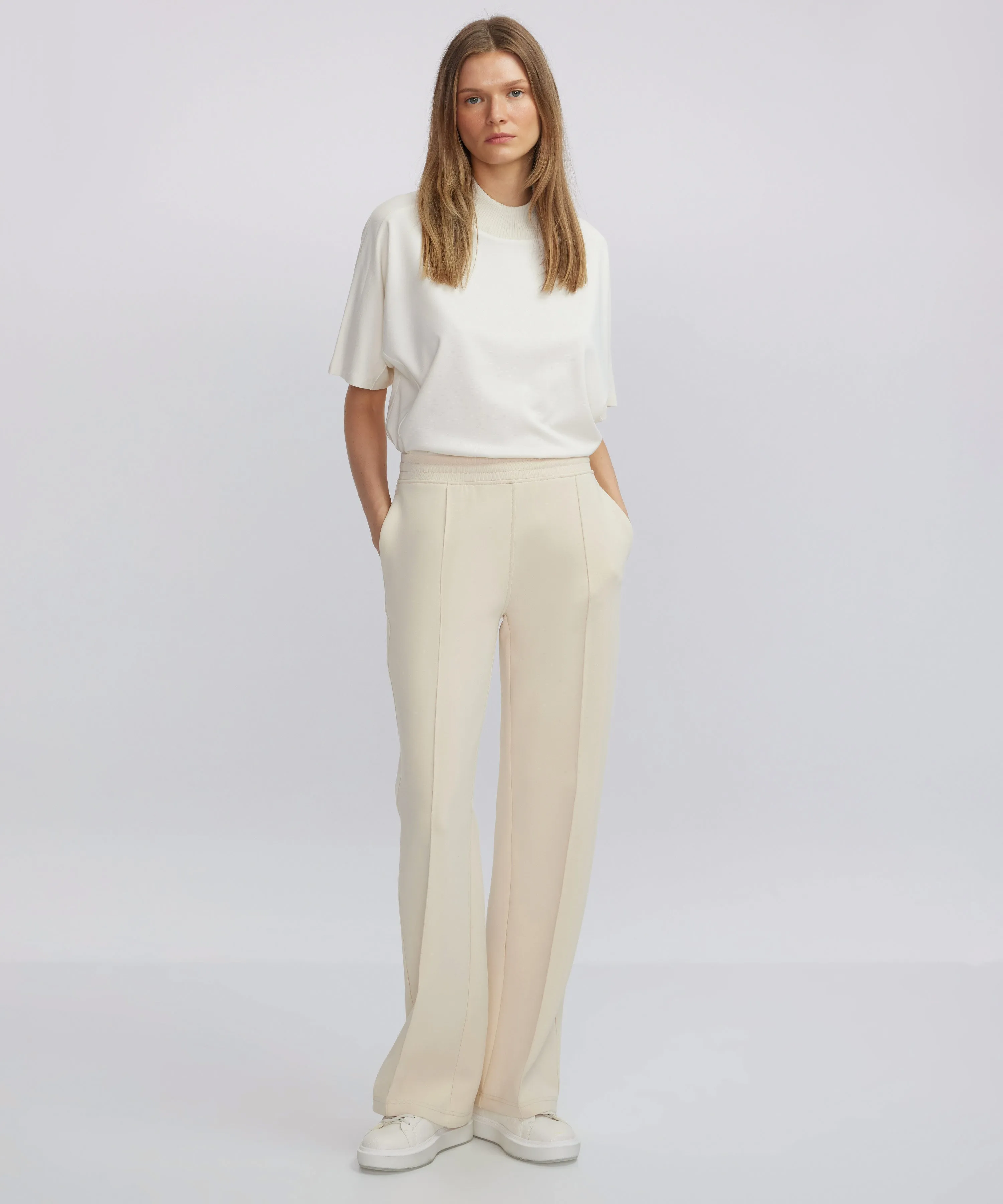 Ipekyol Elasticated Waist Solid Trousers Oil