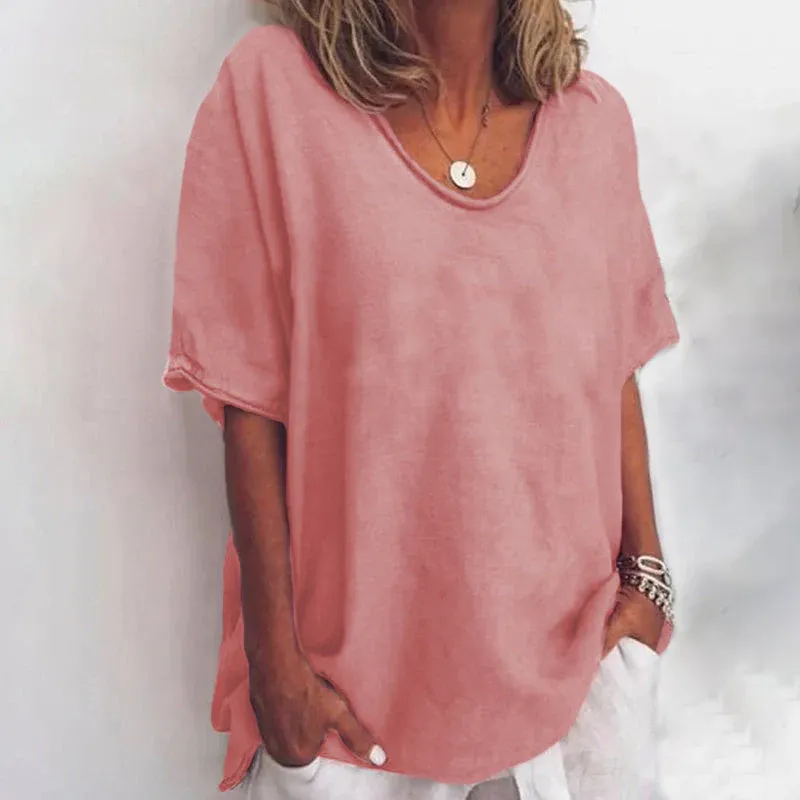 Ivyshape | Comfortable Loose Blouse With Tummy Coverage