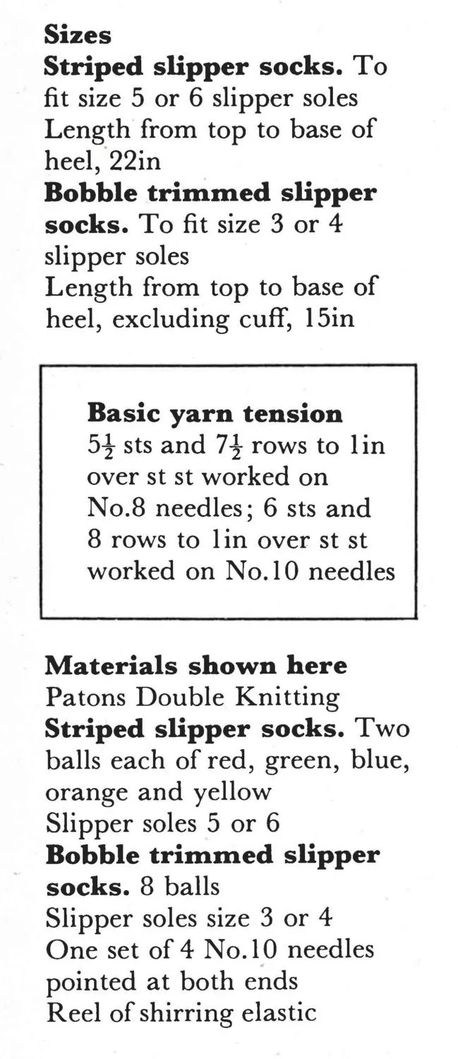 Ladies Knitted Slipper Socks Pattern, Two Styles, Digital Knitting Pattern