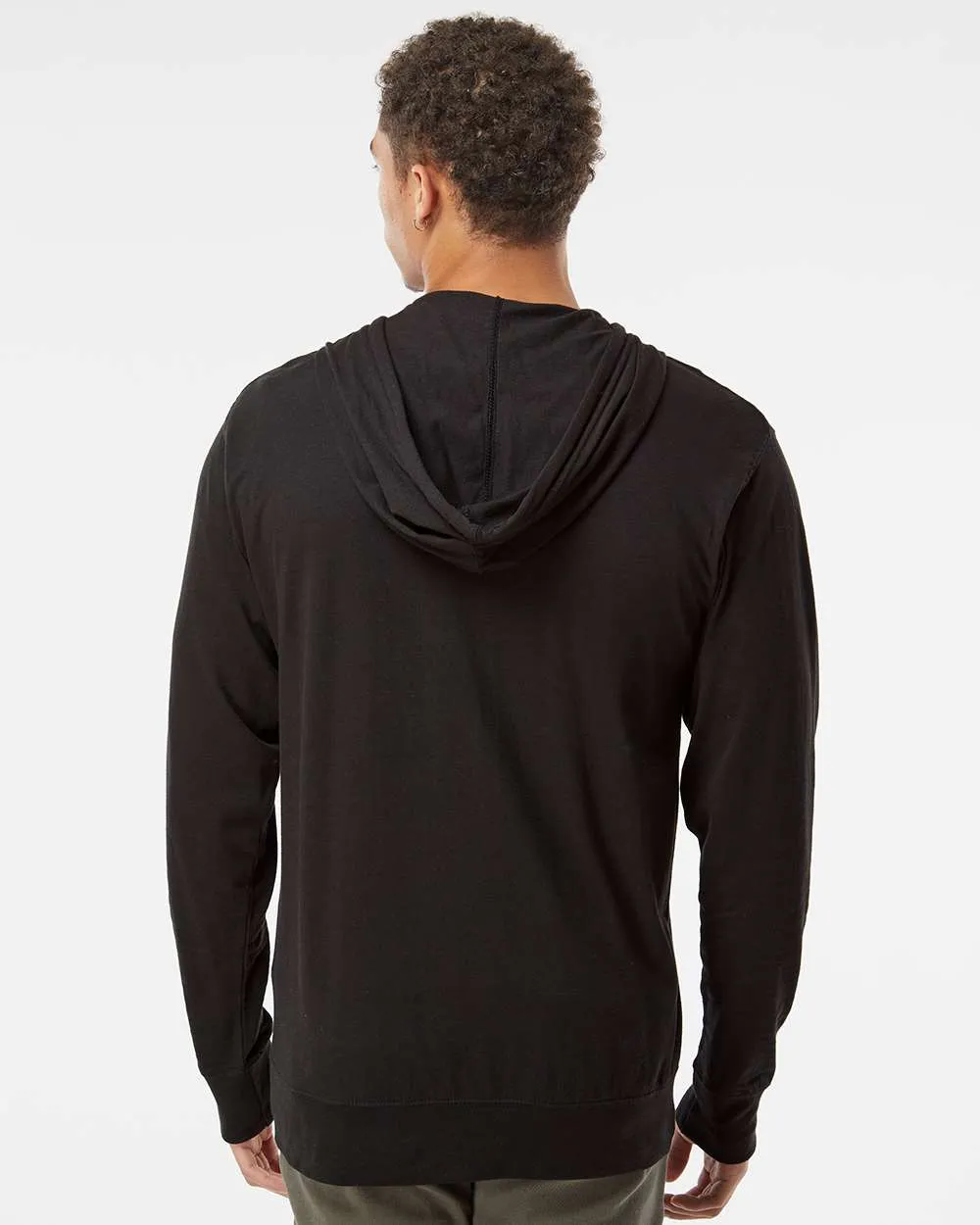 Lightweight Jersey Zip Hood