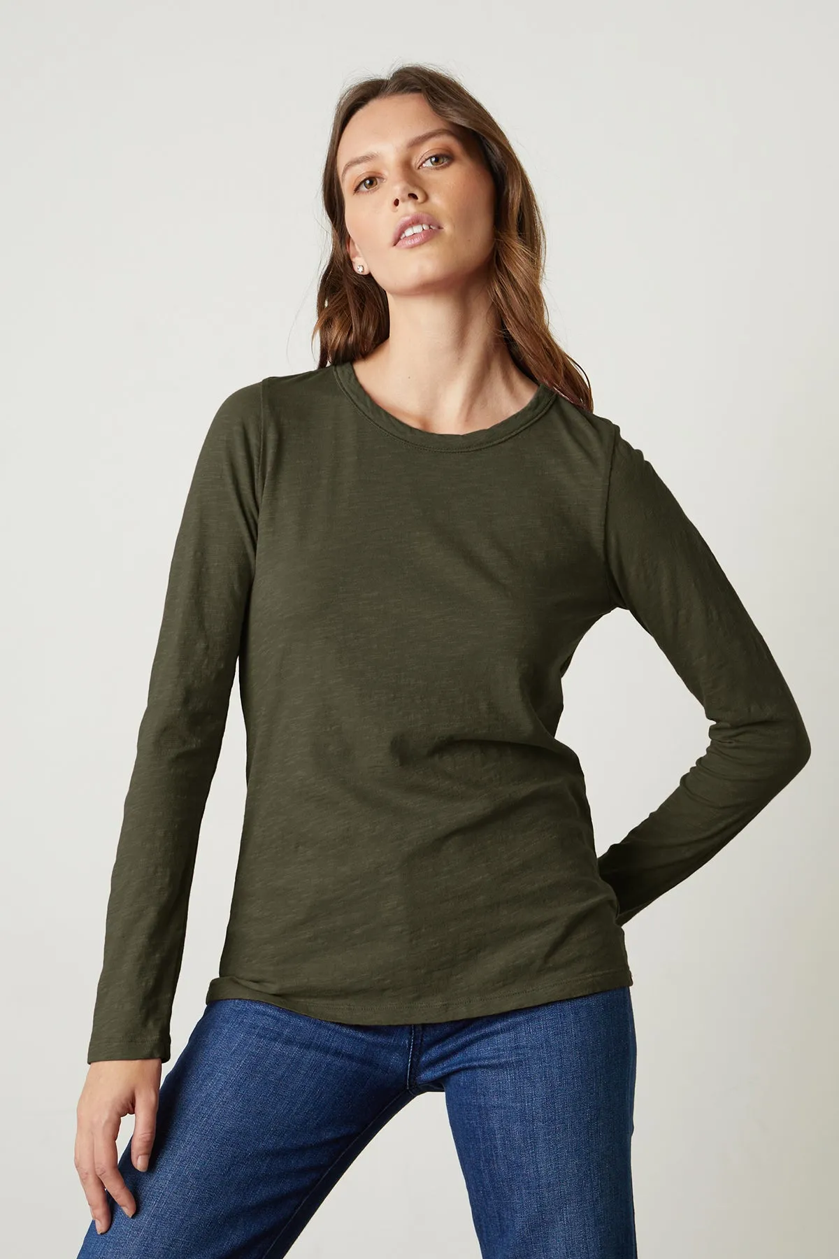 LIZZIE ORIGINAL SLUB LONG SLEEVE TEE