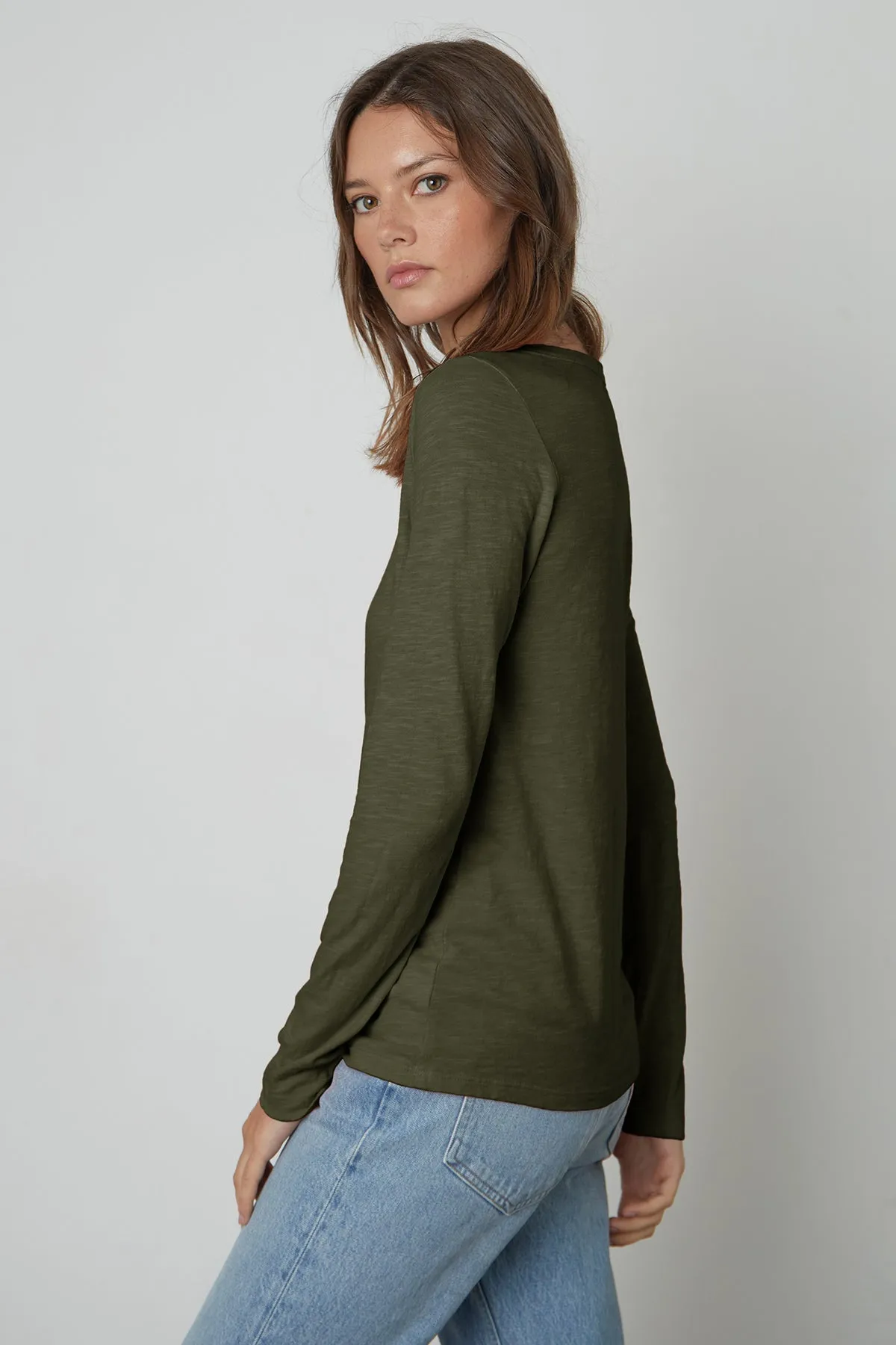 LIZZIE ORIGINAL SLUB LONG SLEEVE TEE