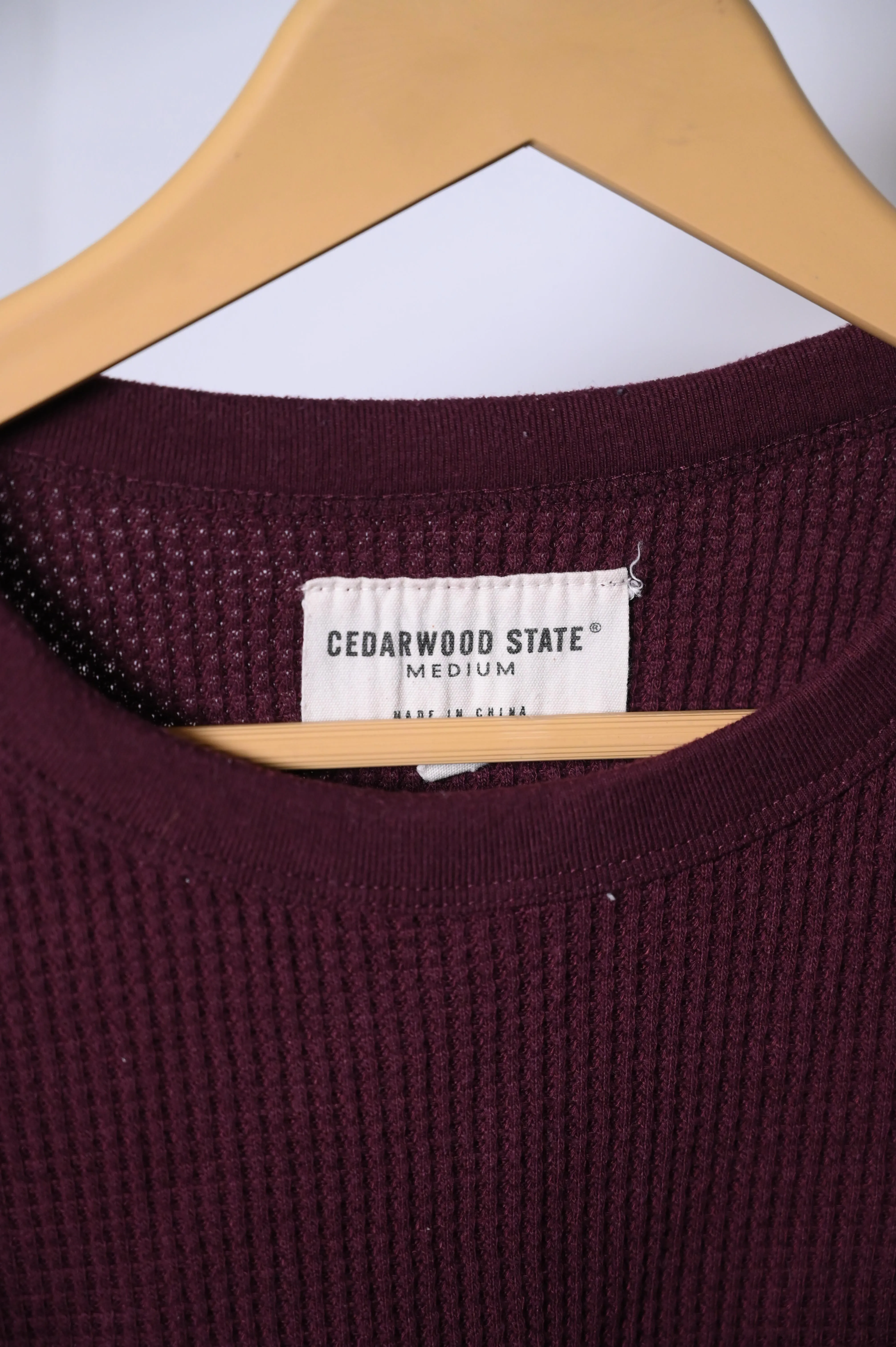 Maroon Cedarwood State Medium Sweater