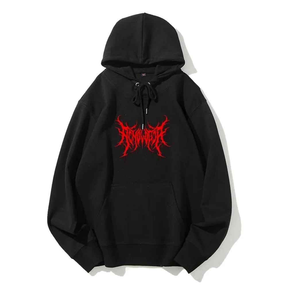 Mens Red Graphic Hoodies