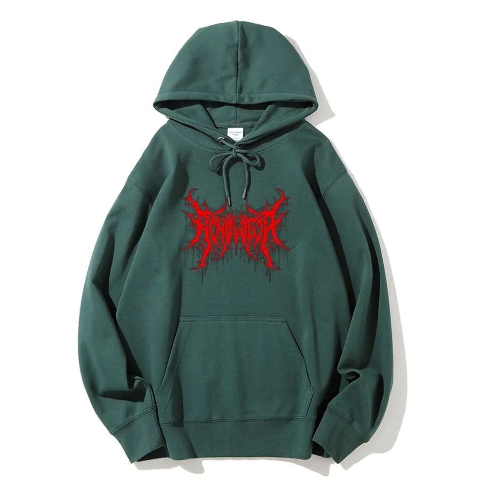 Mens Red Graphic Hoodies