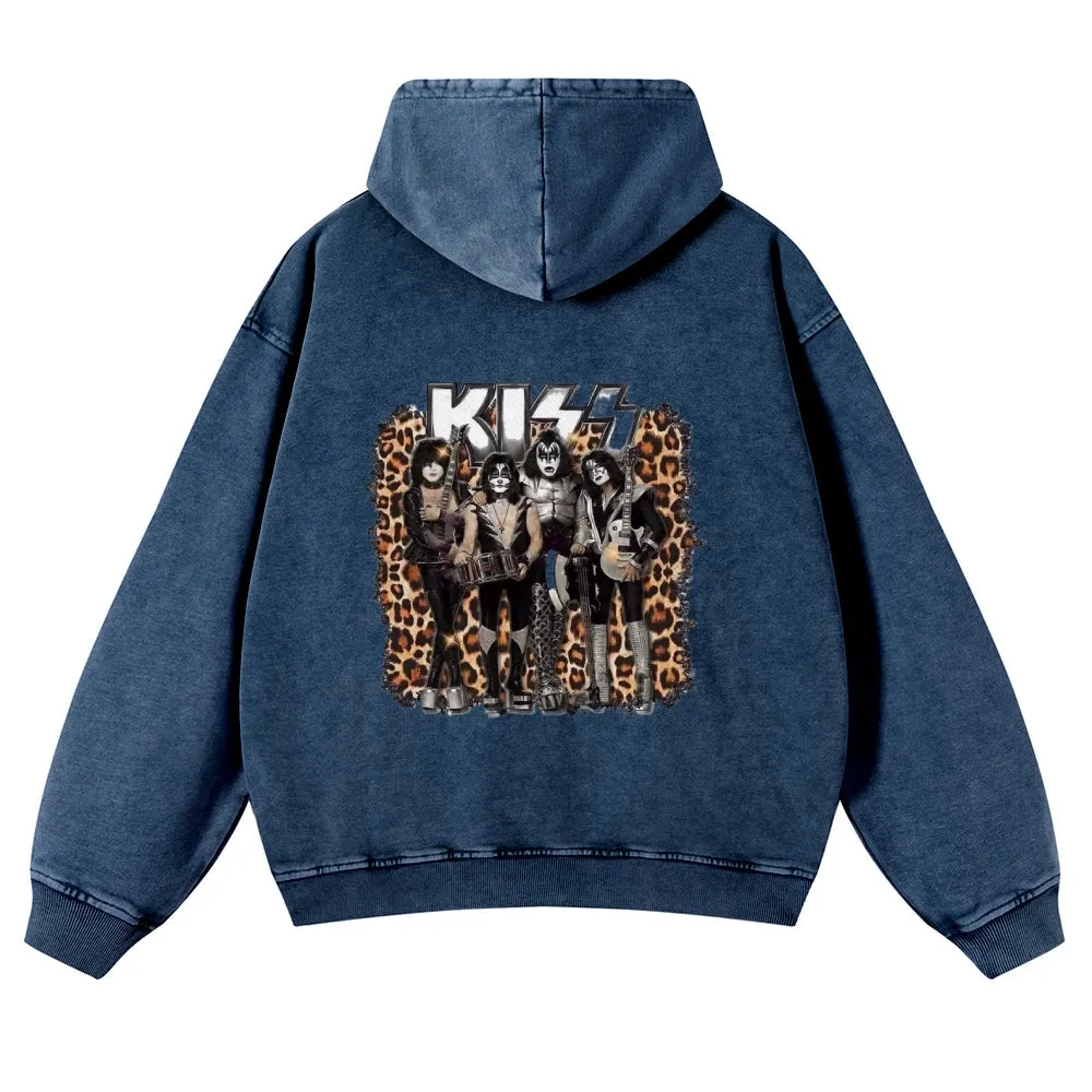 Men's Rock Kiss Band Pullover Hoodies