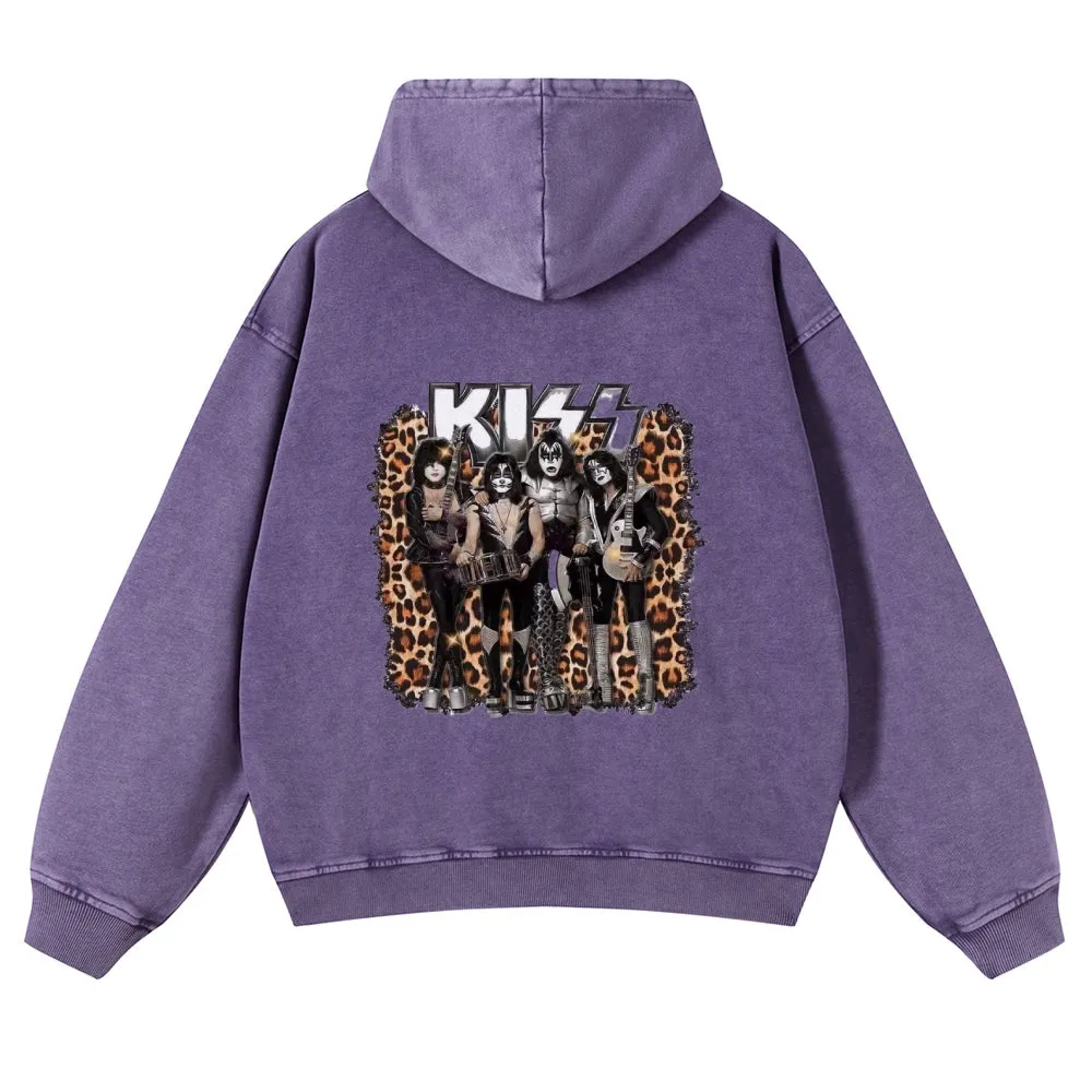 Men's Rock Kiss Band Pullover Hoodies