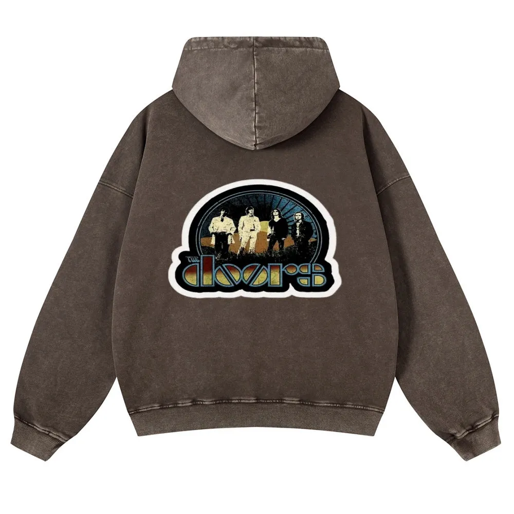 Mens Vintage Doors Hoodies