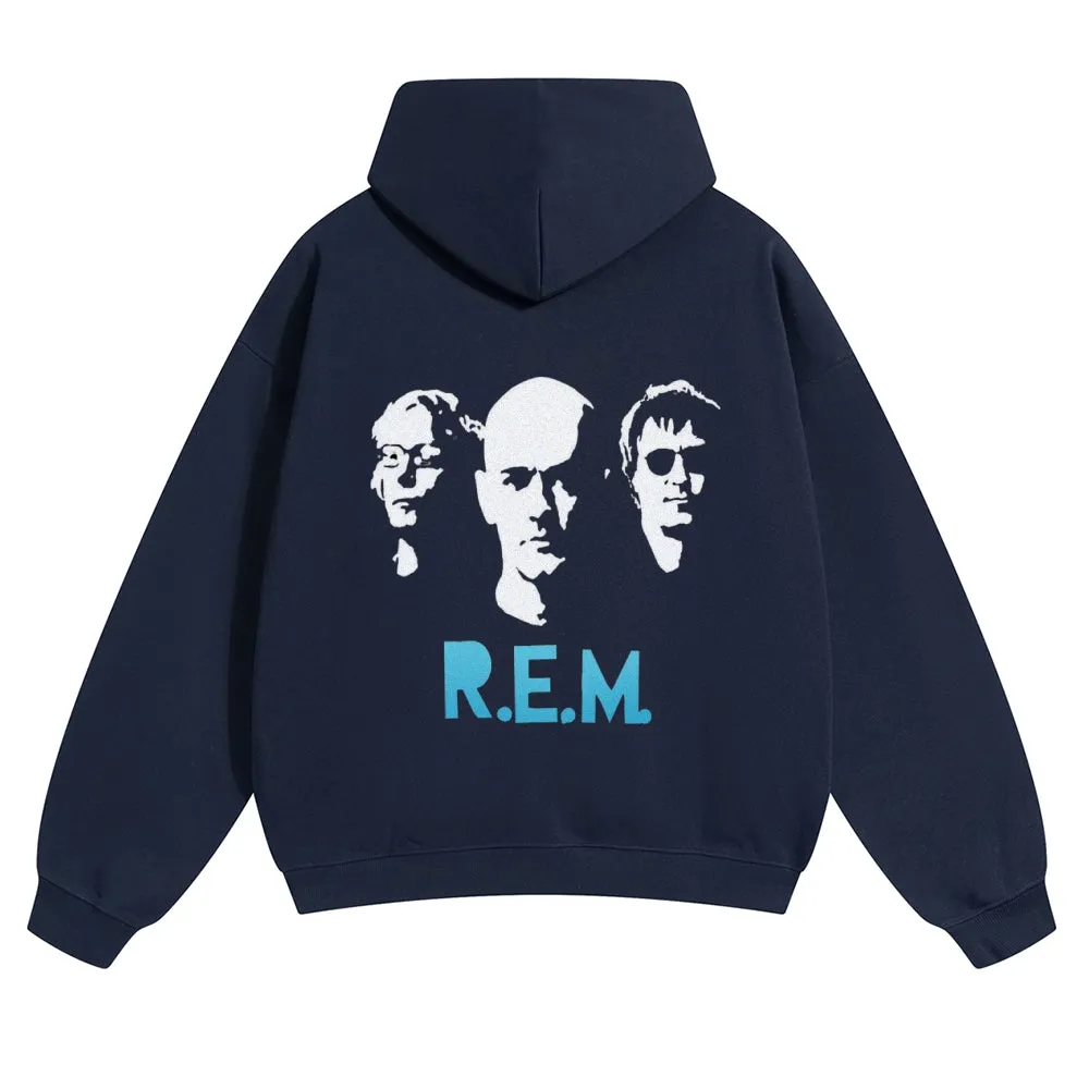 Mens Vintage R.E.M Rock Band Hoodies