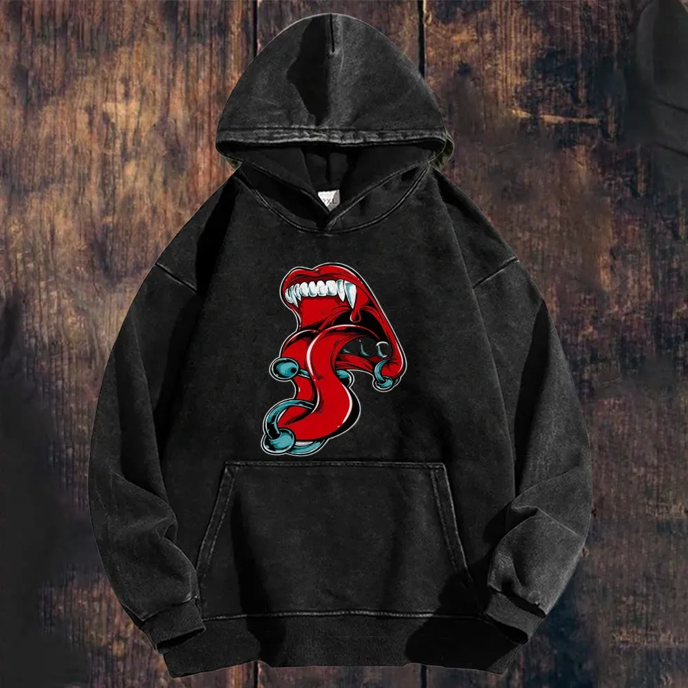 Mens Vintage The Rolling Stones Rock Band Hoodies