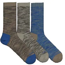 Merrell Adults Hiking Socks -  Crew Lightweight Wool (3 Pack)