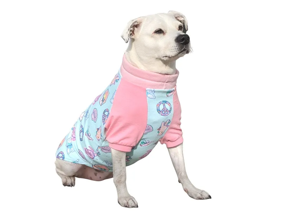 Peace & Sunset Dog Pajamas