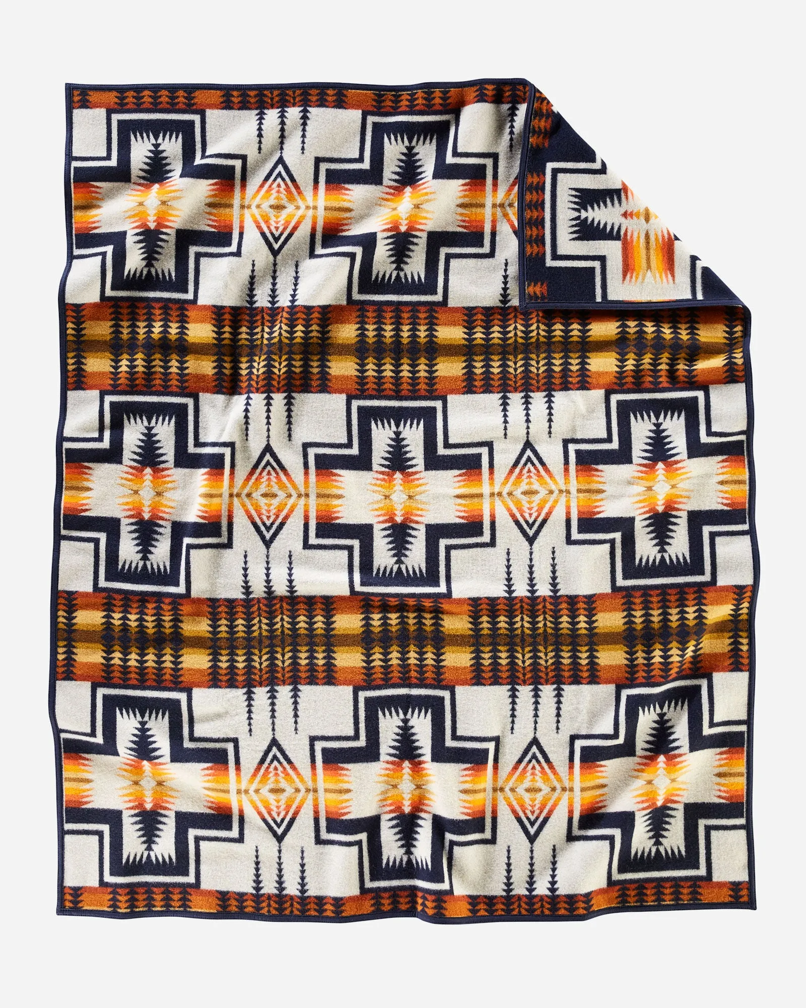 Pendleton® Harding Blanket, Navy