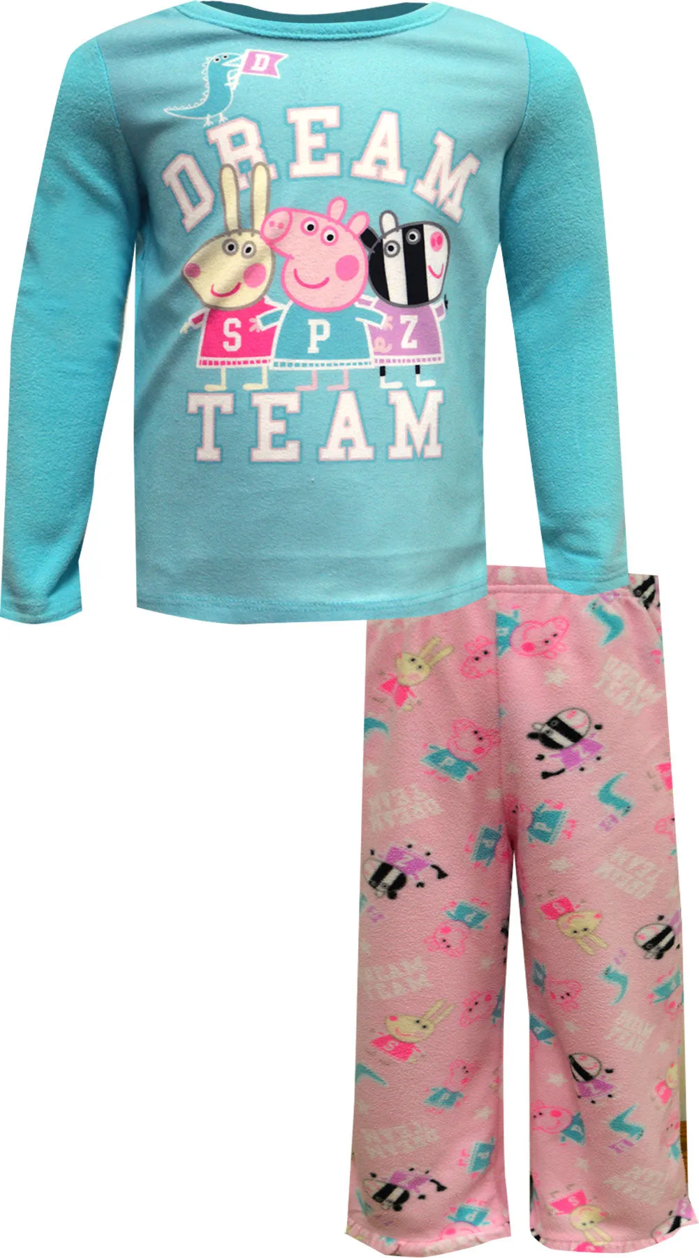 Peppa Pig Dream Team Cozy Fleece Toddler Pajamas