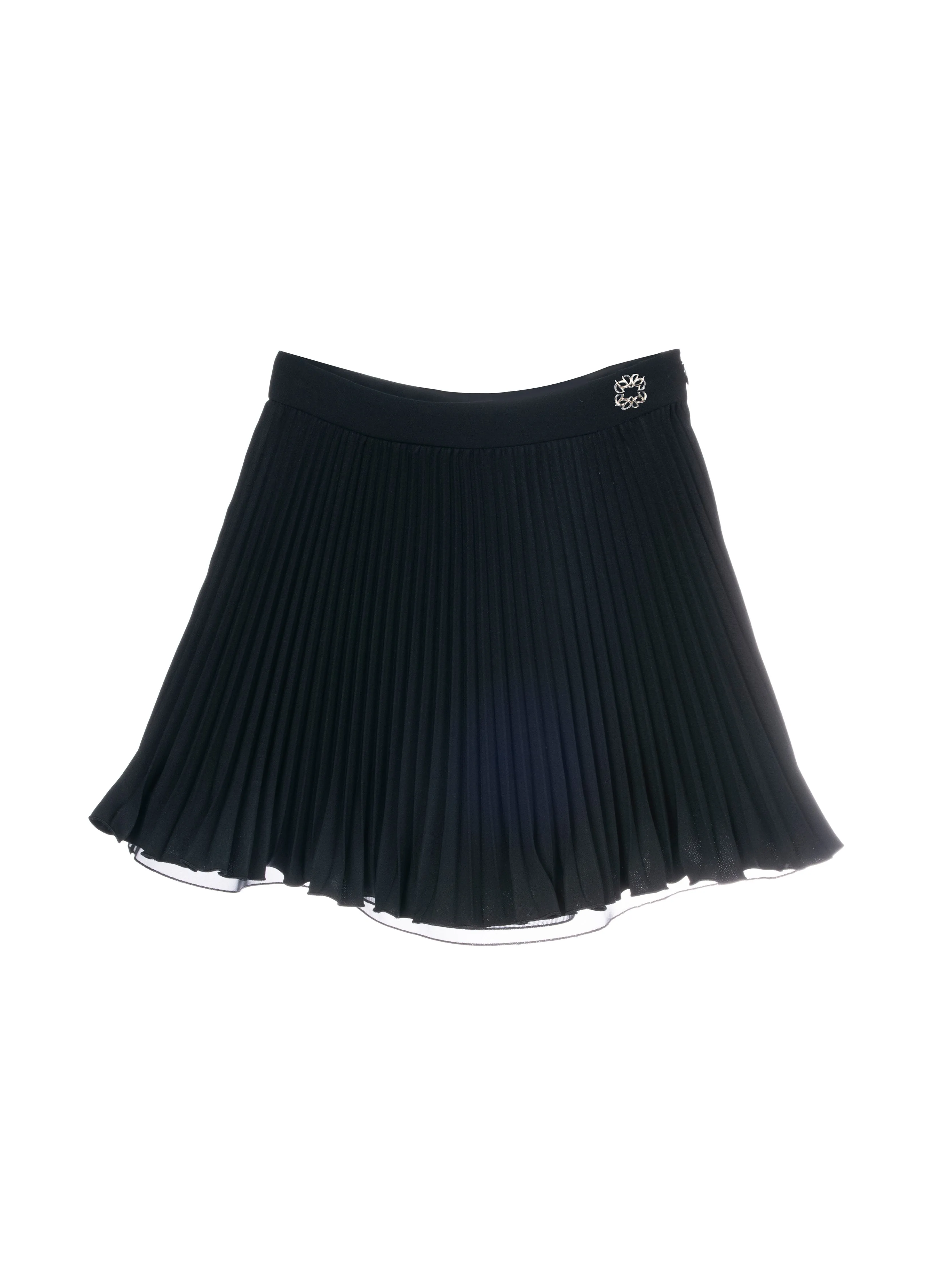 Pleated Short Skirt