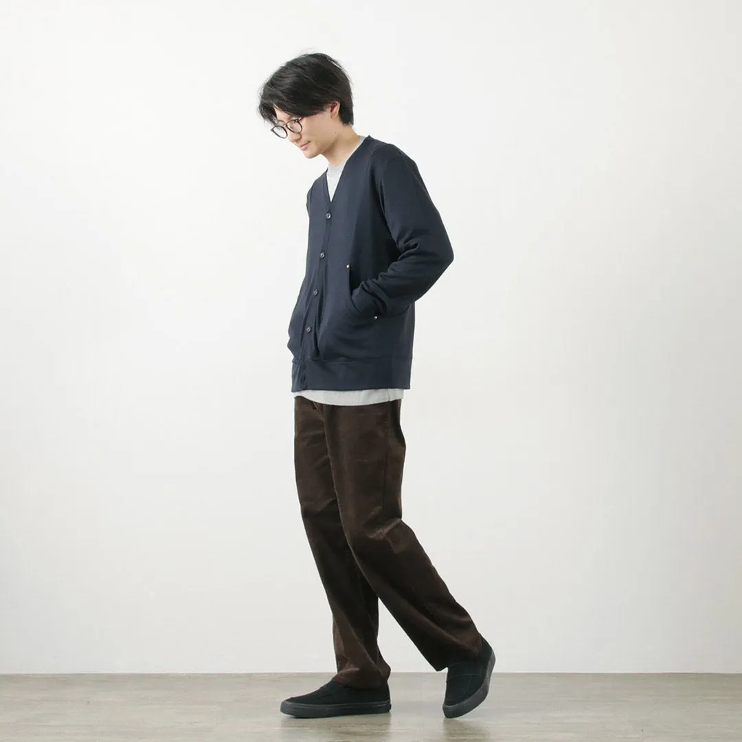 RE MADE IN TOKYO JAPAN / Dress Wool Knit Round Cut Cardigan