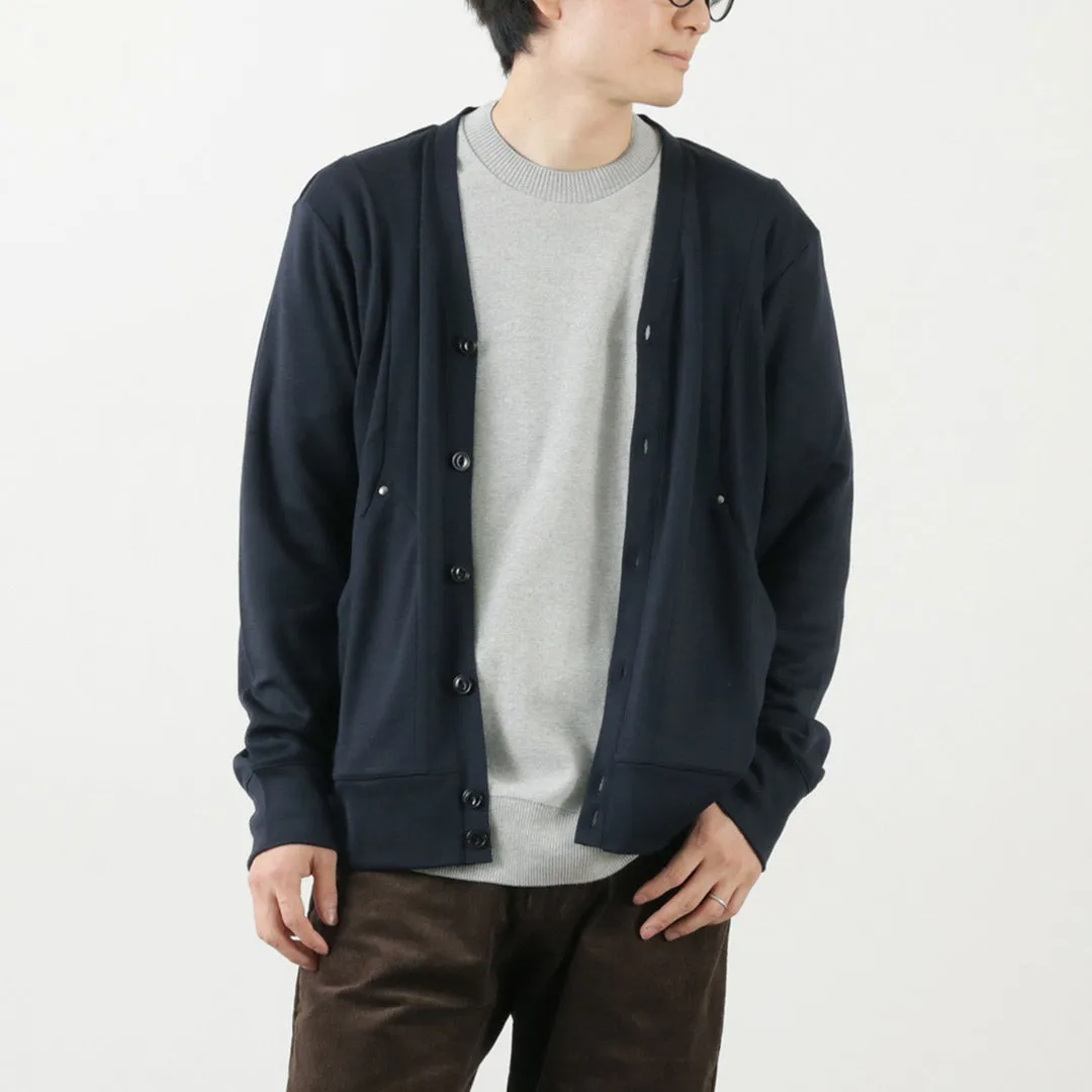 RE MADE IN TOKYO JAPAN / Dress Wool Knit Round Cut Cardigan