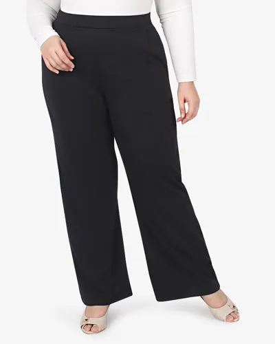 Ronni Demure Straight Leg Pants - Black