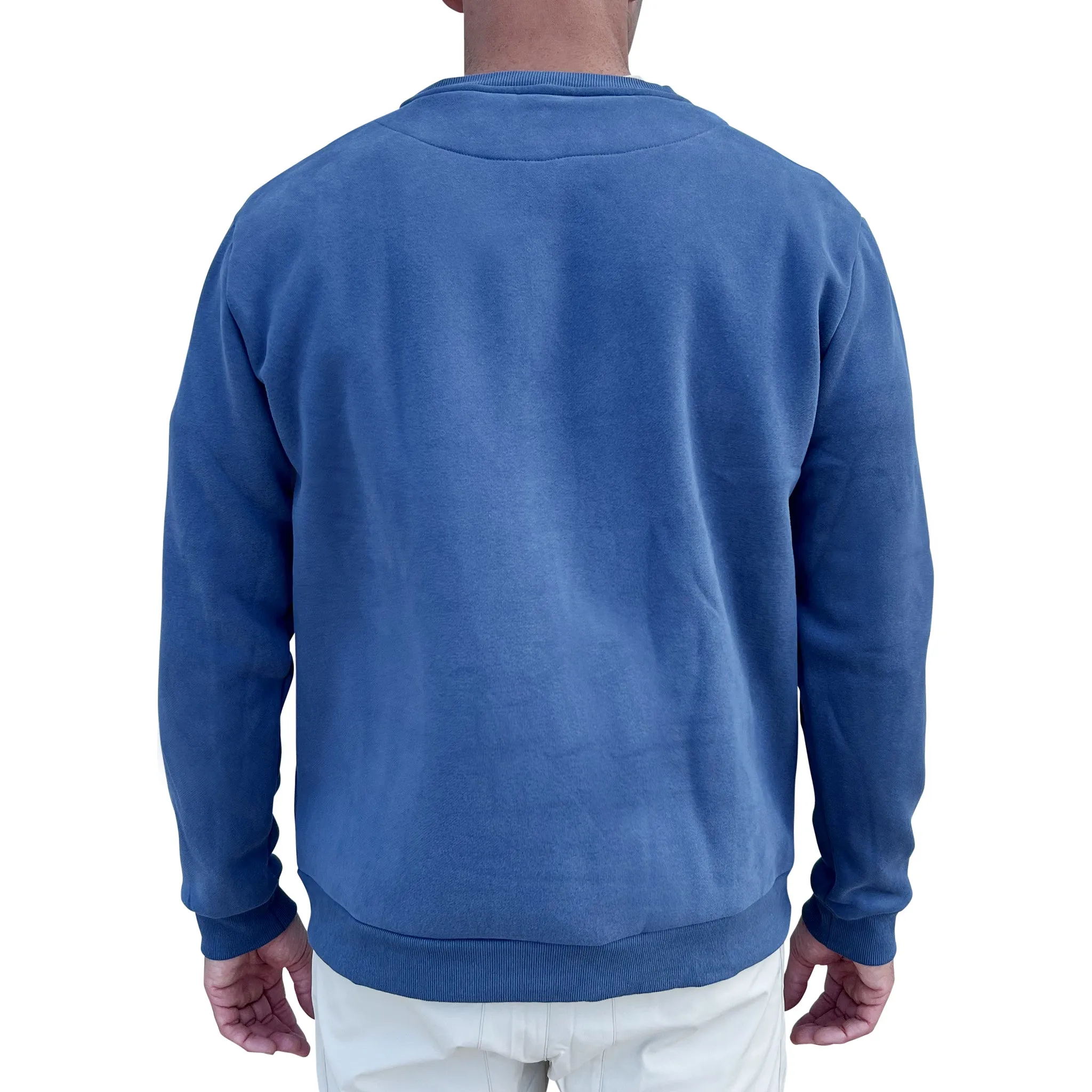 Sorrento Crew Neck Sweater - Vintage Blue