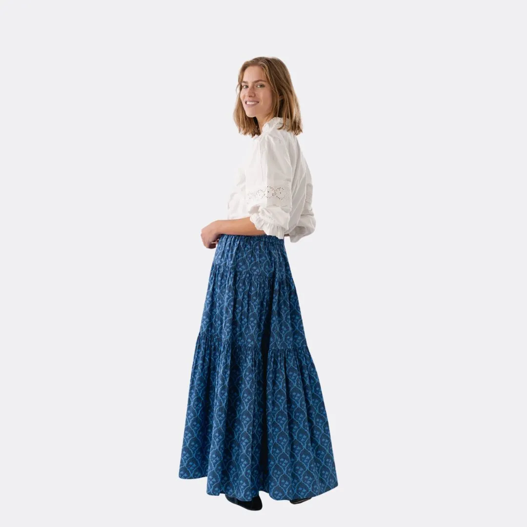 SunsetLL Maxi Skirt (Blue)