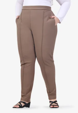 Tabita SMART Work Tapered Pants - Khaki