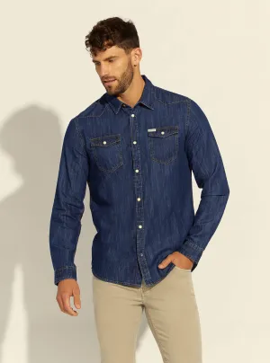 Tahoe Deep Blue Truckee Denim Shirt